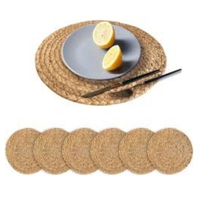 set of 6 rattan table mats set of 6 rattan table mats
